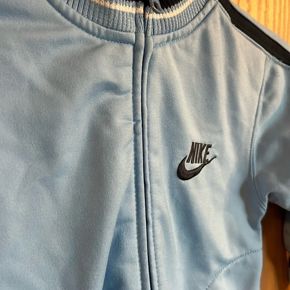 Nike 2T Blue Full‎ Zipper Track Jacket with Pockets